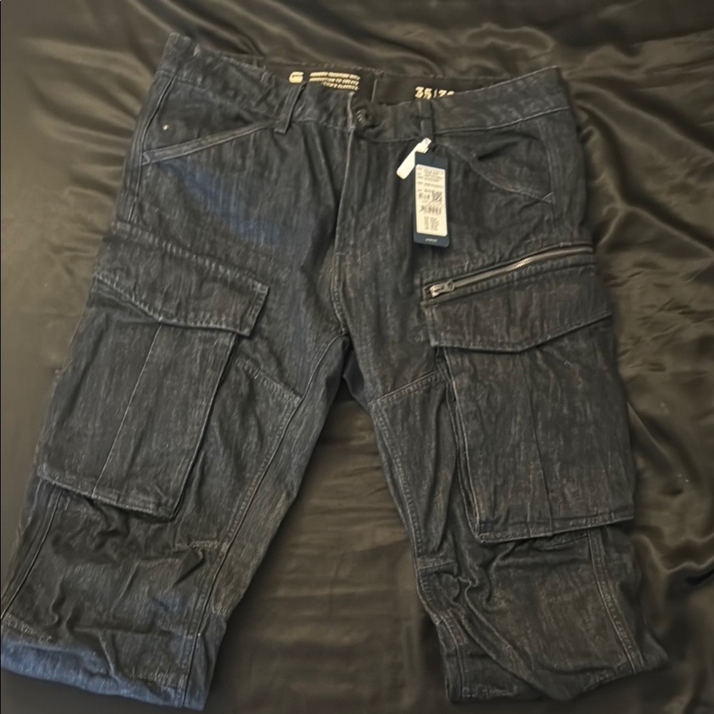 G-Star Raw: Rovic Zip 3D Regular Tapered Denim; Worn In Monolith.